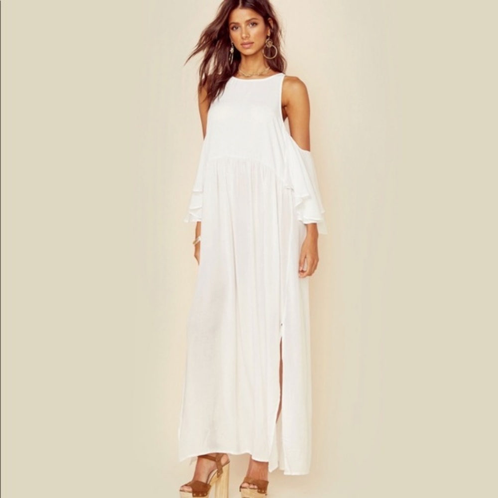 Indah Cigalle Maxi Dress - Silver Blur
